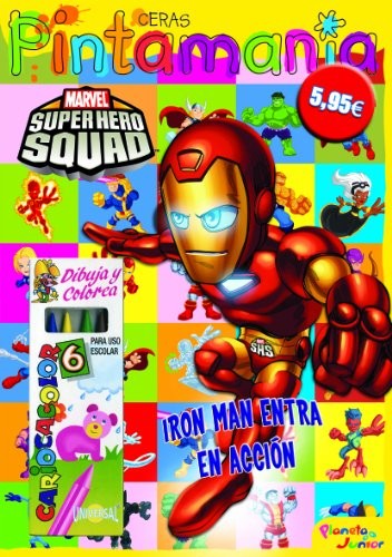 Super Hero Squad. Pintamanía ceras