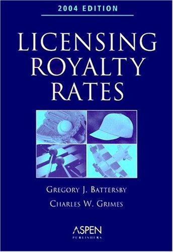 Licensing Royalty Rates, 2004