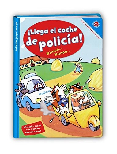 Vehículos, juega conmigo. ¡ Llega el coche de policía!