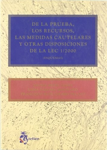 De la prueba, los recursos, las medidas cautelares y otras disposiciones de la lec 1/2000
