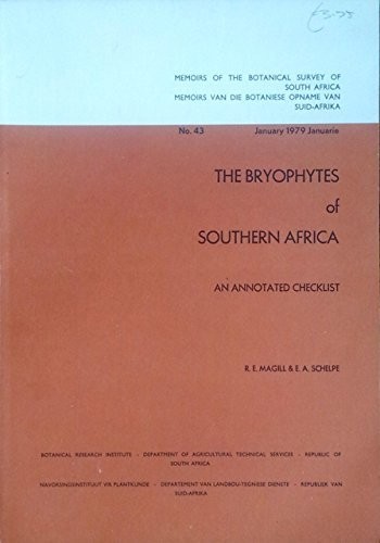The bryophytes of southern Africa