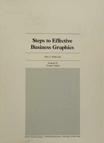 Steps to effective business graphics