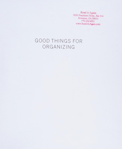 Good things for organizing