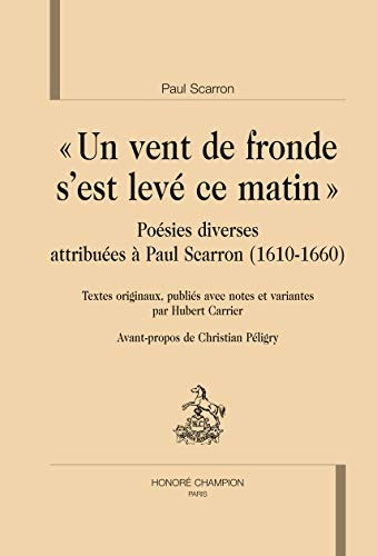 "Un vent de fronde s'est levé ce matin"