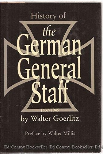 History of the German General Staff, 1657-1945