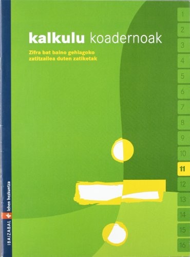 Kalkulu koadernoak 11