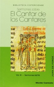 Sermones sobre el Cantar de los cantares III