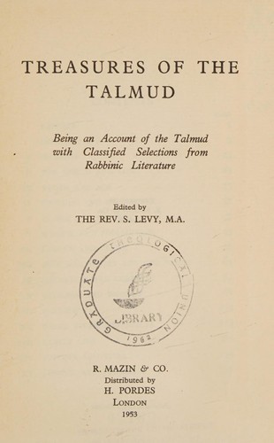Treasures of the Talmud
