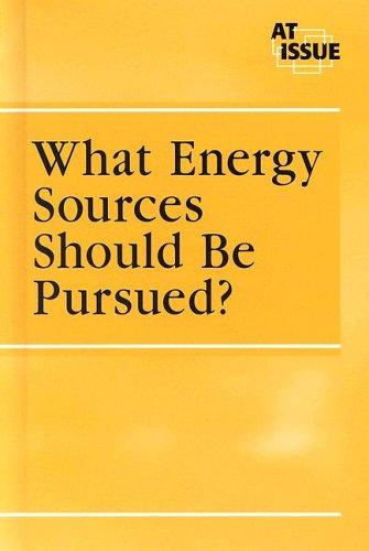 What Energy Sources Should Be Pursued?