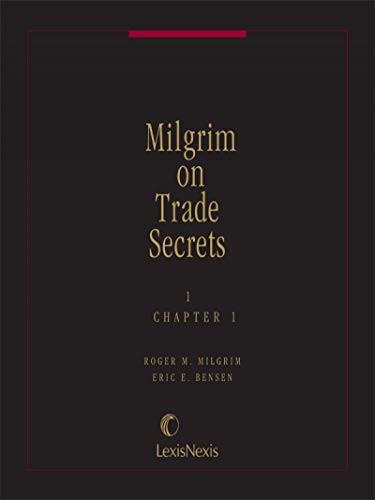 Milgrim on Trade Secrets