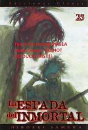 La espada del inmortal 25