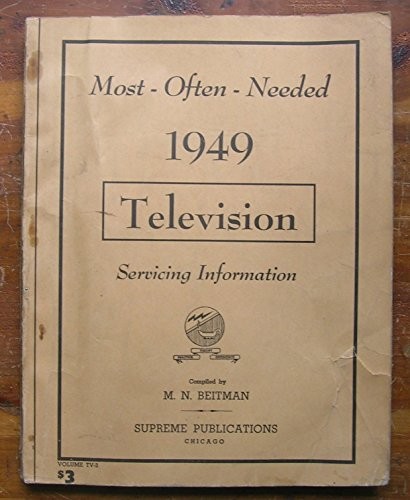 Most Often Needed 1949 Television Servicing Information