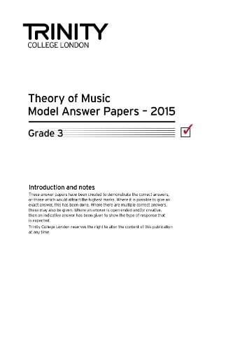 Theory Model Answer Papers Grade 3 2015