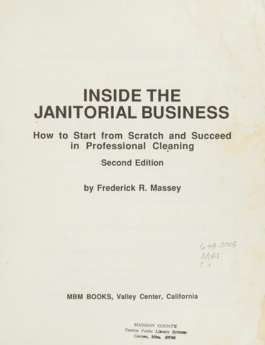 Inside the janitorial business