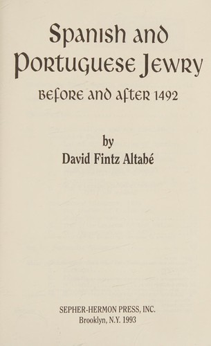 Spanish and Portuguese Jewry before and after 1492