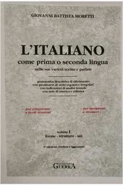 L Italiano Come Prima O Seconda