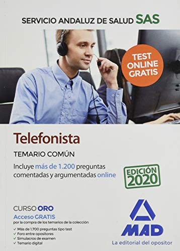 Telefonista del Servicio Andaluz de Salud. Temario Común