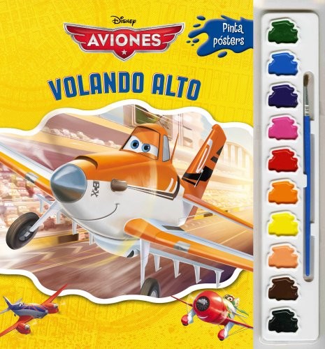Aviones. Pinta pósters con acuarelas