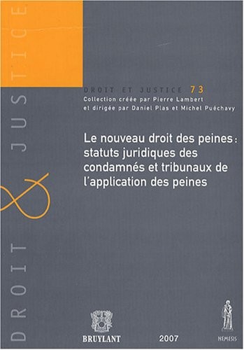 Le nouveau droit des peines