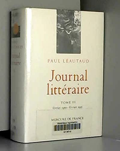 Journal littéraire de Paul Léautaud