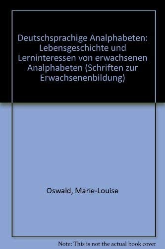 Deutschsprachige Analphabeten