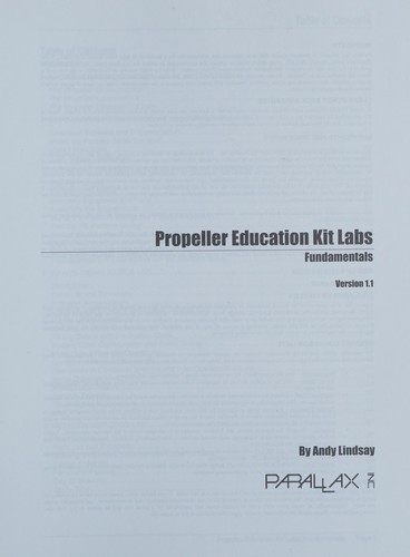 Propeller Education Kit Labs