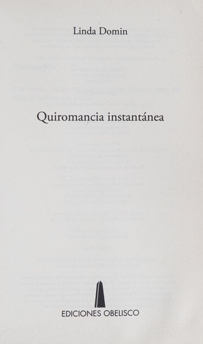 Quiromancia instantánea