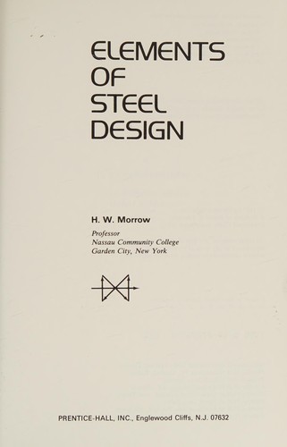 Elements of steel design
