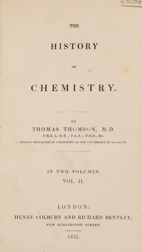 The history of chemistry