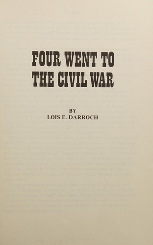 Four went to the Civil War