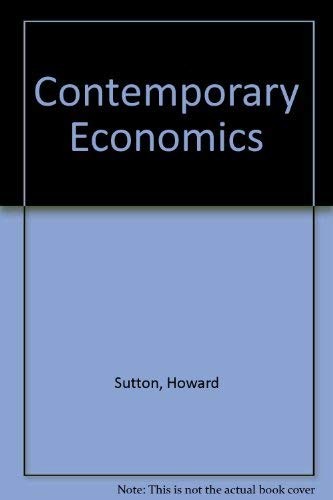 Contemporary economics