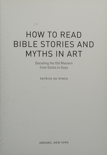 How to read myths and Bible stories in art
