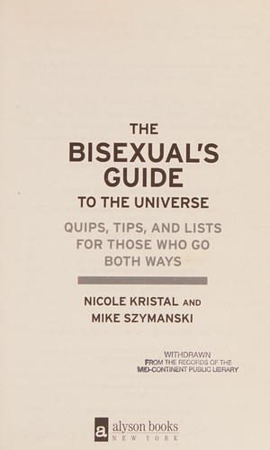 The Bisexual's Guide to the Universe