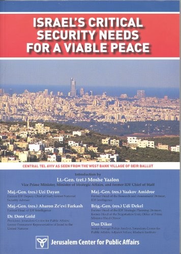 Israel's critical security needs for a viable peace