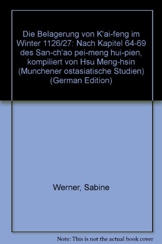 Die Belagerung von K'ai-feng im Winter 1126/27