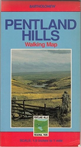 Bartholomew Pentland Hills walking map