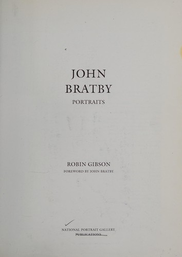 John Bratby portraits