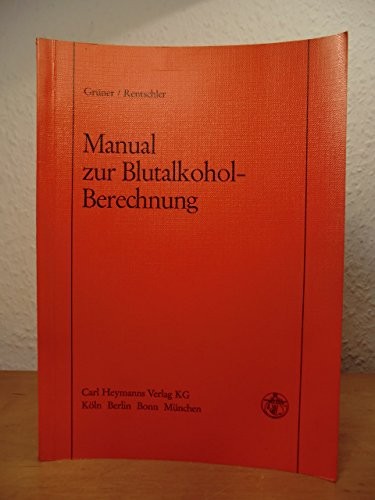 Manual zur Blutalkohol-Berechnung