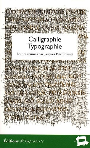 Calligraphie, typographie