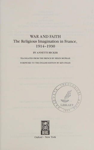 War and faith