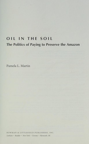 Oil in the soil