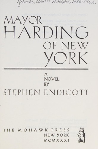 Mayor Harding of New York