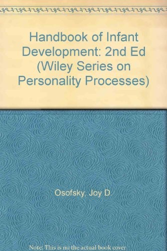 Handbook of infant development