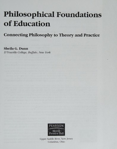 Philosophical foundations of education