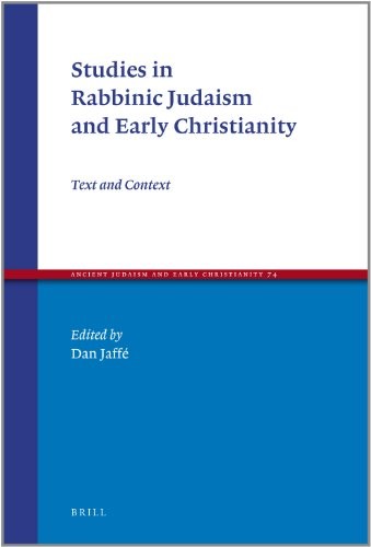 Studies in rabbinic Judaism and early Christianity