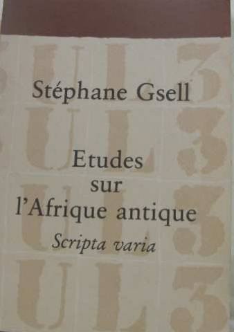 Etudes sur l'Afrique antique