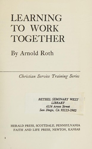 Learning to work together