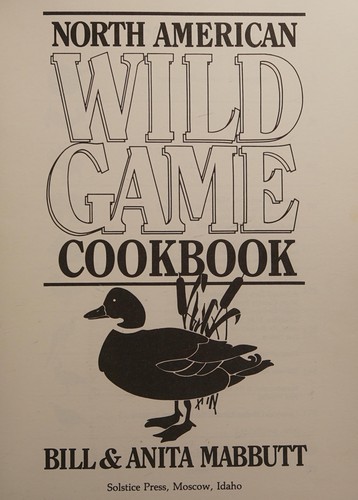 North American wild game cookbook