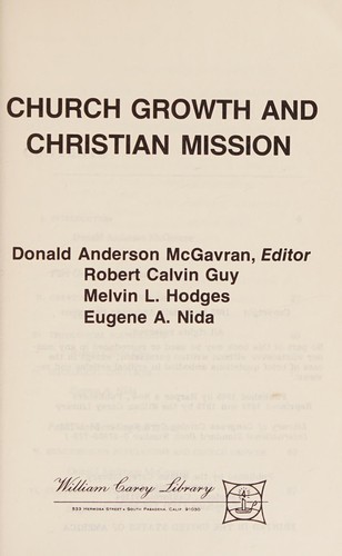 Church Growth and Christian Mission