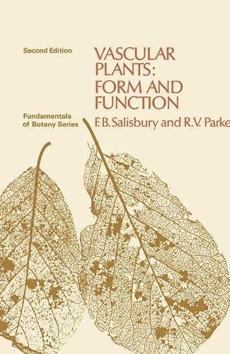 Vascular Plants, Form and Function